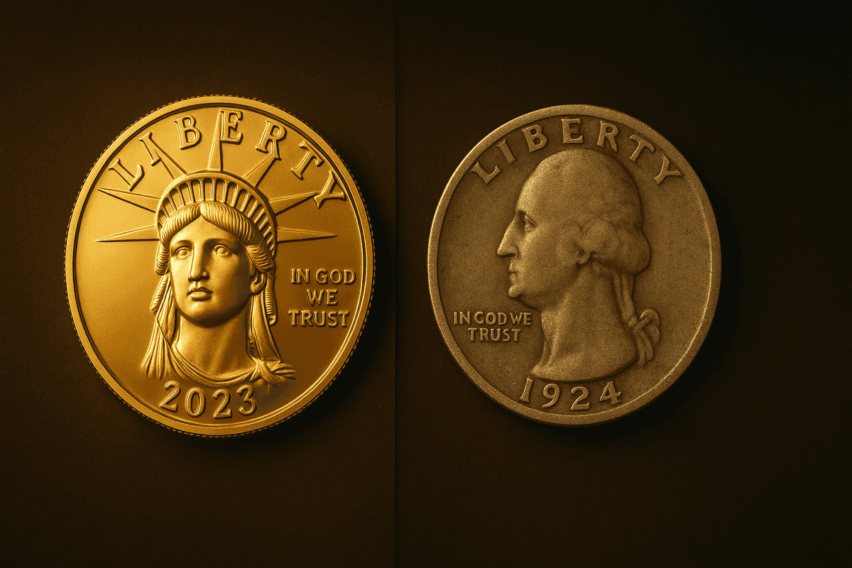 Contrast between a mint privy-mark coin and a genuine rarity